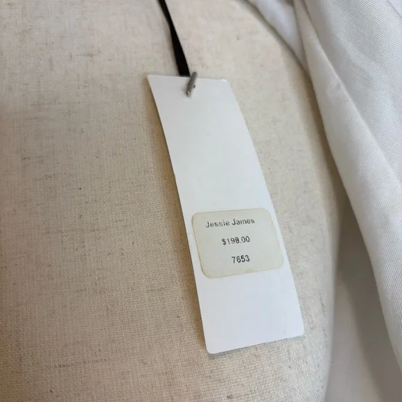 PLASTIC ISLAND White Studded Blazer Suit Jacket - Picture 8 of 8